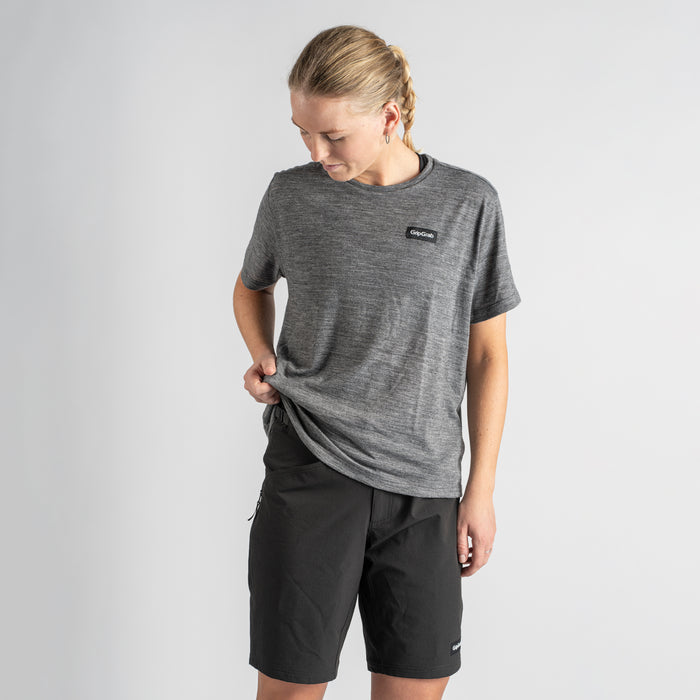 Gripgrab Women's EXPLR Merinotech T-shirt Dark Grey