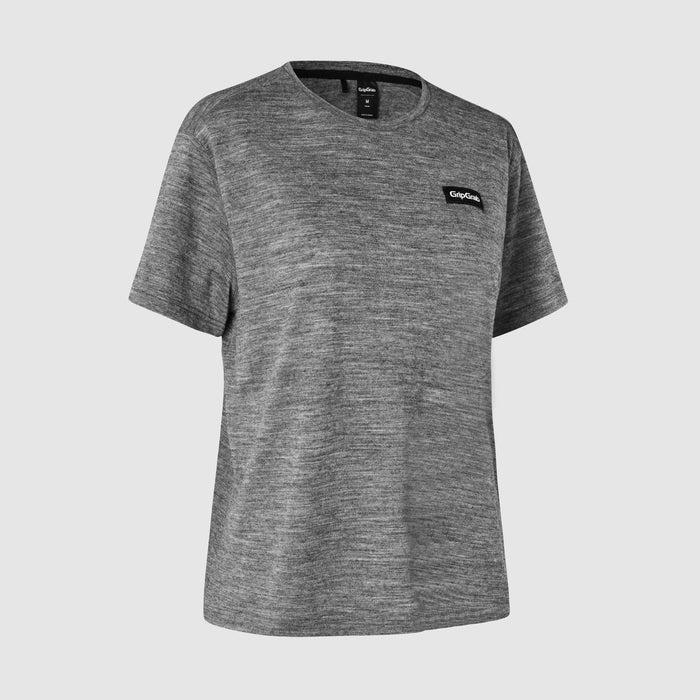 gripgrab Women's EXPLR Merinotech T-shirt Dark Grey