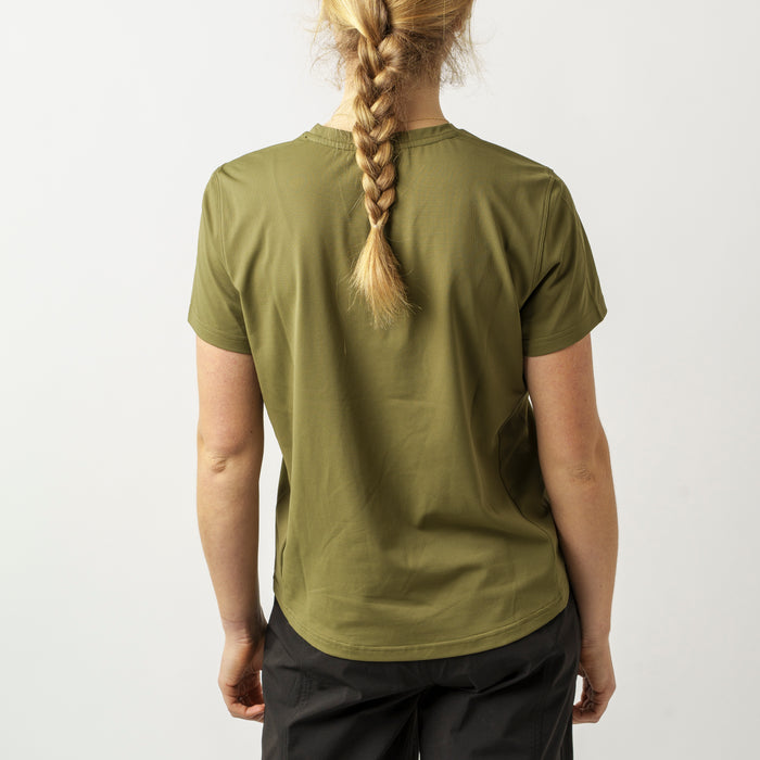 Gripgrab Women's EXPLR Technical T-Shirt Olive Green