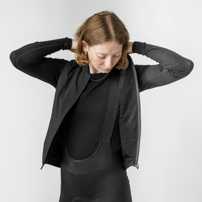 Gripgrab Women’s PACR Insulated Mid-Layer Vest Black
