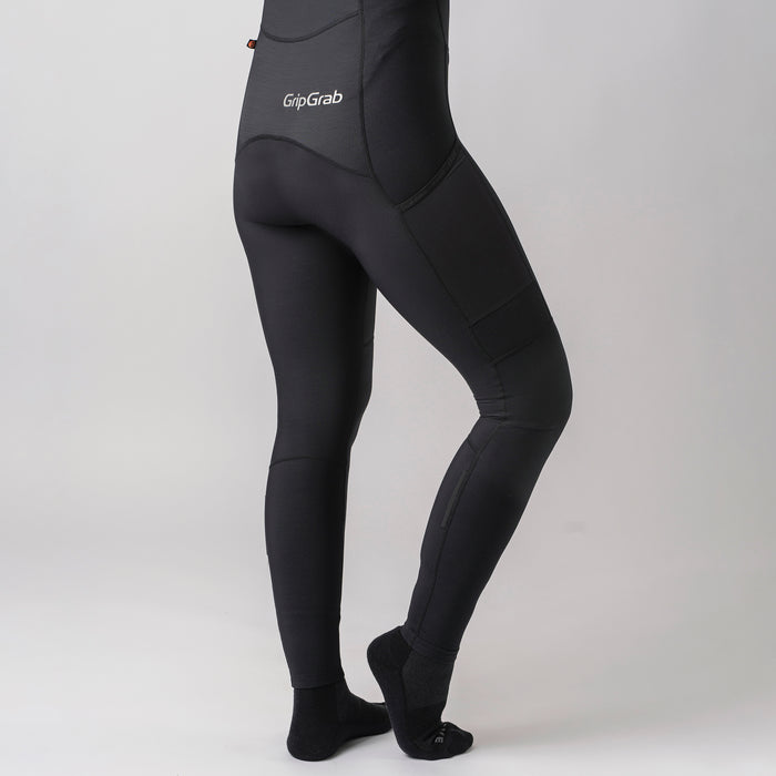 Gripgrab Women's PACR Thermal Bib Tights No Pad Black