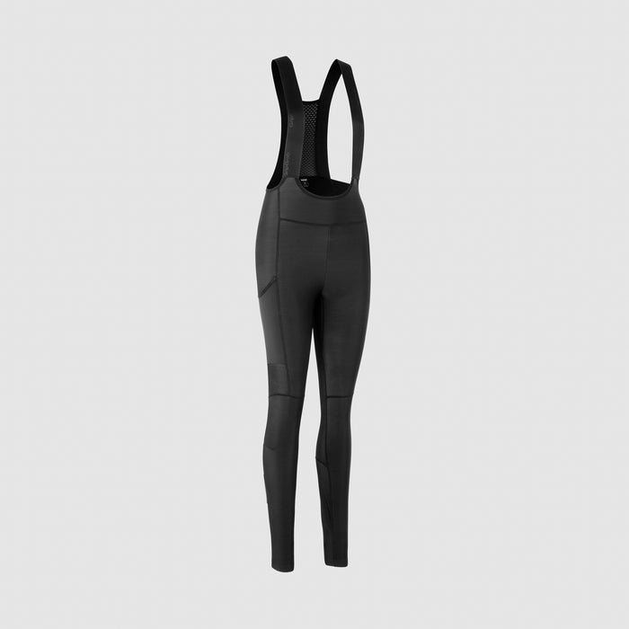 gripgrab Women's PACR Thermal Bib Tights No Pad Black