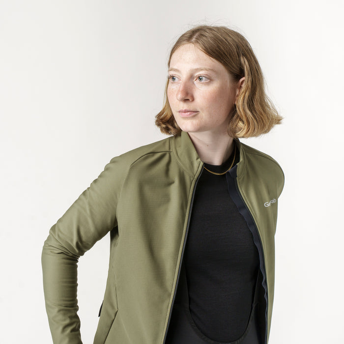 Gripgrab Women’s PACR Thermal Long Sleeve Jersey Navy Blue