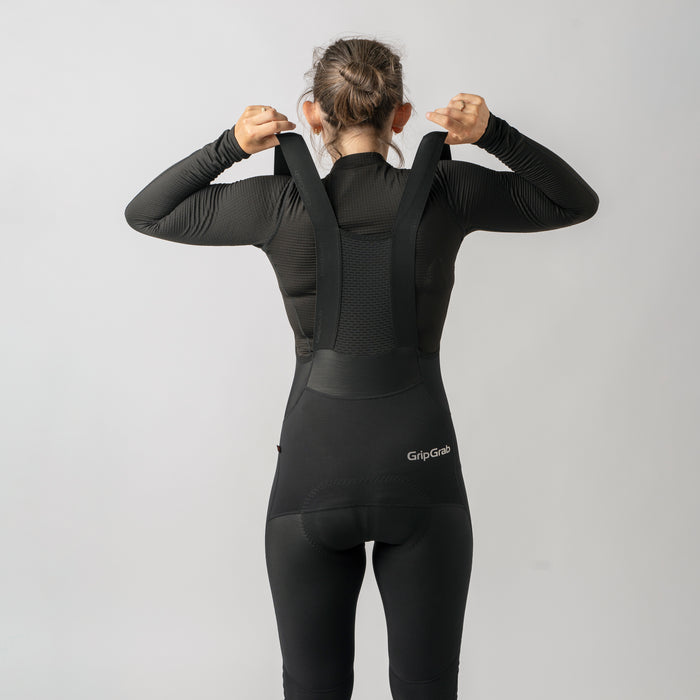 Gripgrab Women's PACR Water-Resistant Bib Tights Black