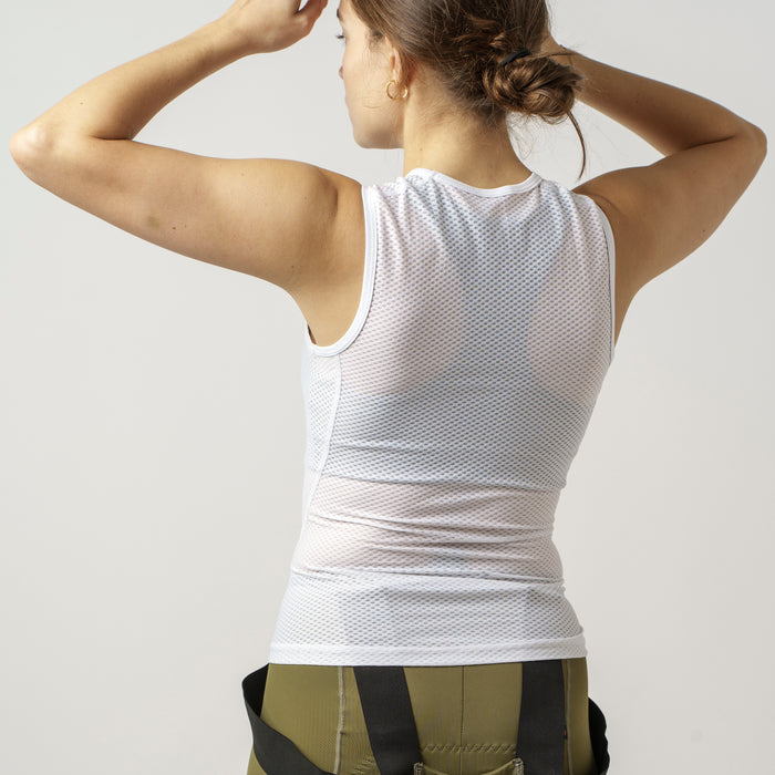 Gripgrab Women's Ultralight Mesh Sleeveless Base Layer White