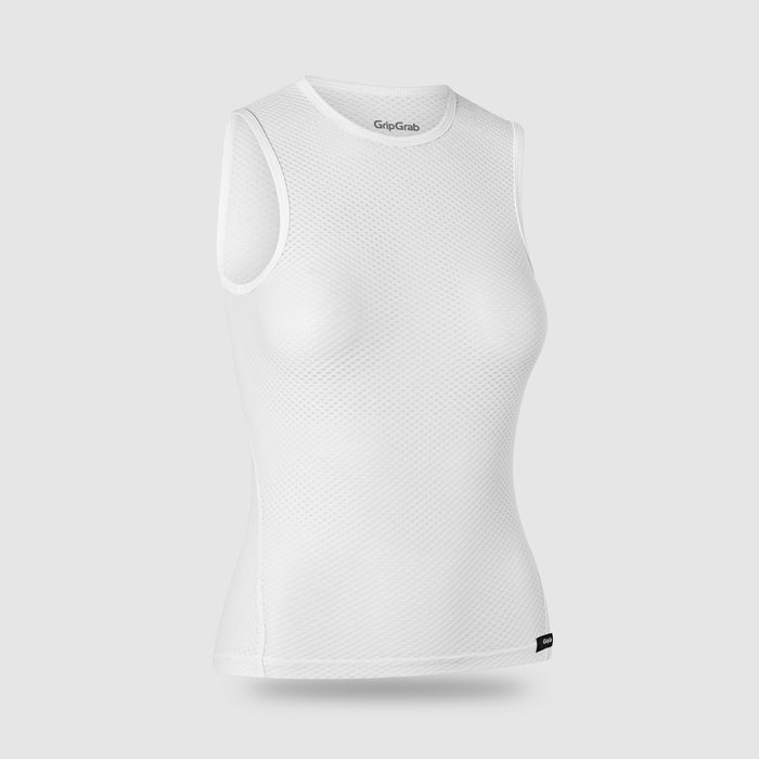 gripgrab Women's Ultralight Mesh Sleeveless Base Layer White