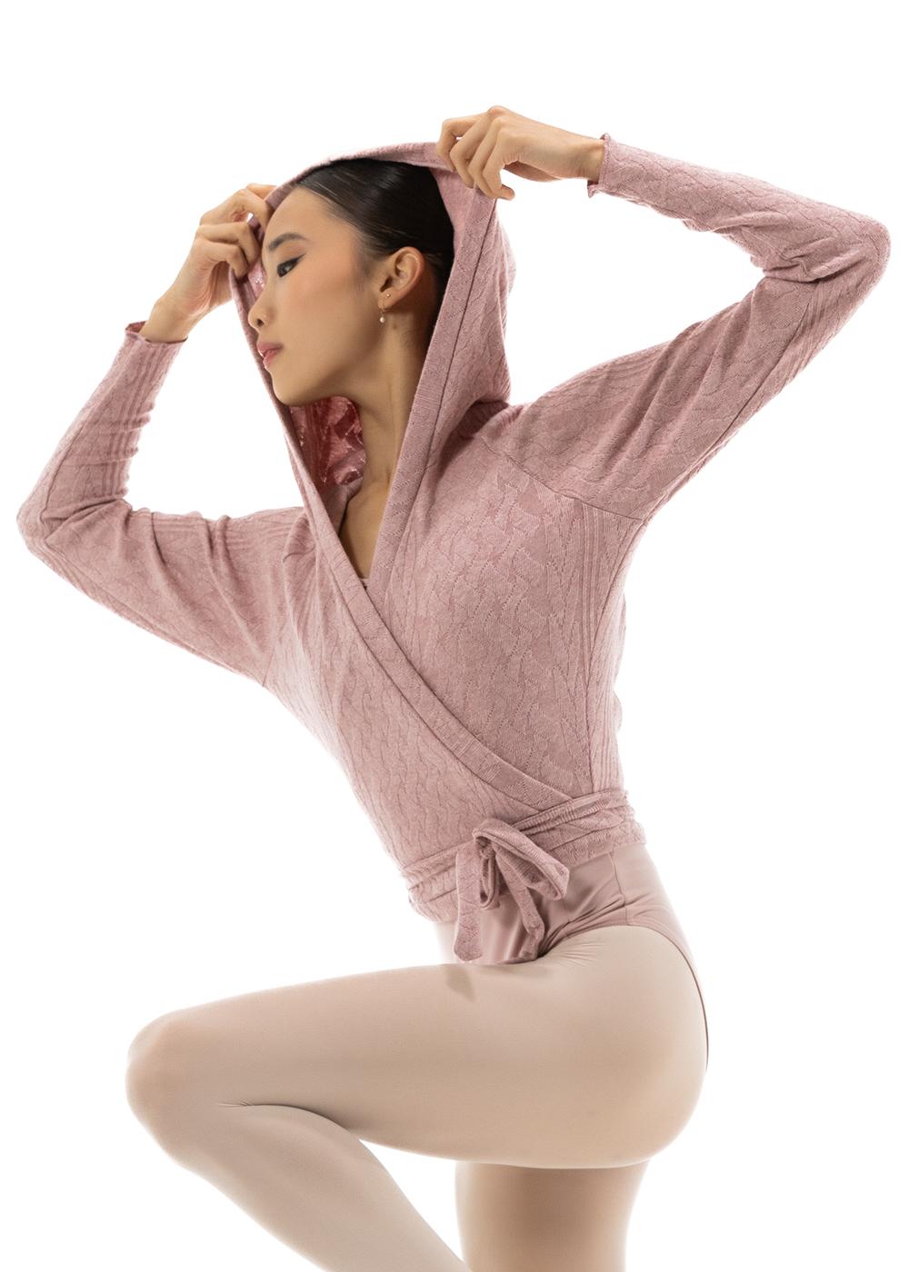 grishko LITTLE THEODORA Hooded wrap sweater