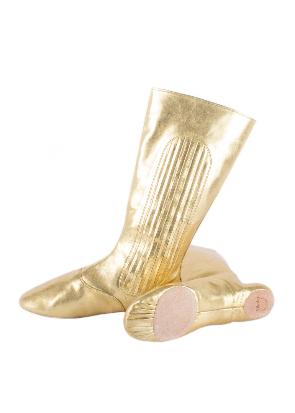 grishko Male boots with pleats suede