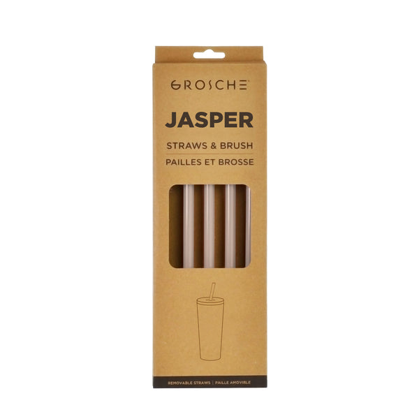 Grosche JASPER Replacement Straws And Brush - 5 Pack