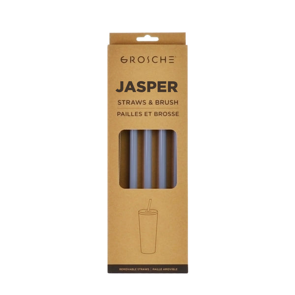 Grosche JASPER Replacement Straws And Brush - 5 Pack