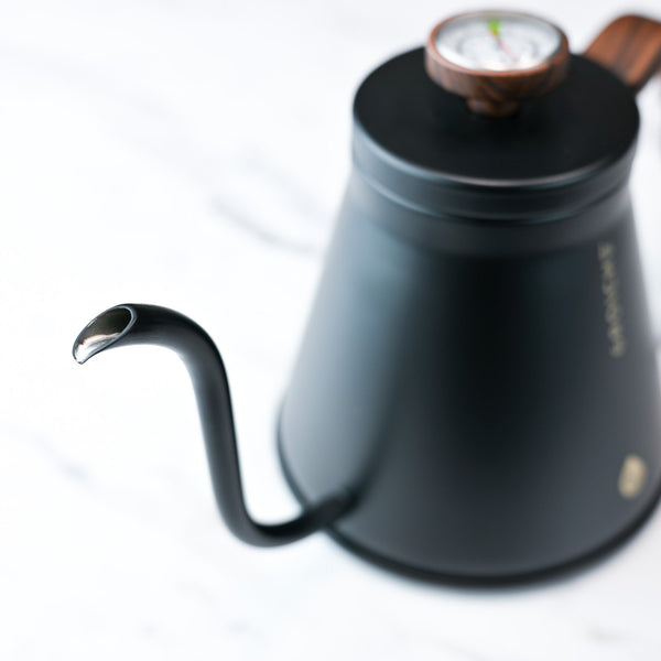 Grosche MARRAKESH Gooseneck Pour Over Stovetop Kettle - 34 Fl. Oz / 1000mL Black