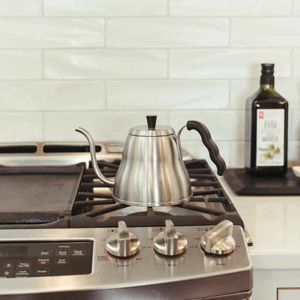 Grosche MARRAKESH Gooseneck Pour Over Stovetop Kettle - 34 Fl. Oz / 1000mL Stainless Steel