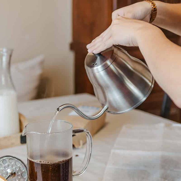 Grosche MARRAKESH Gooseneck Pour Over Stovetop Kettle - 34 Fl. Oz / 1000mL Stainless Steel