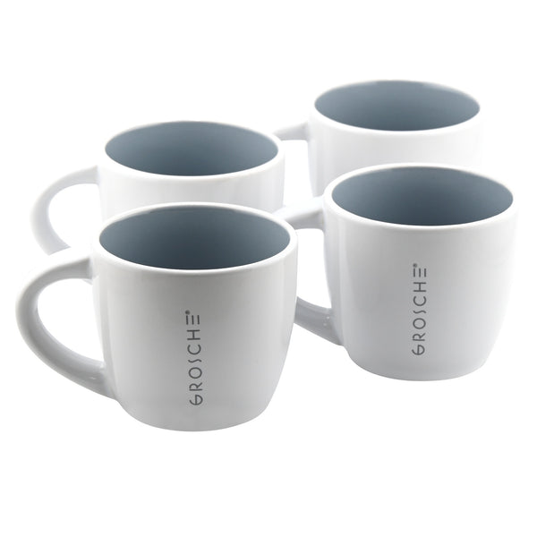 Grosche PORTO CREMA Ceramic Espresso Cups - 4 Pack 5 Fl. Oz