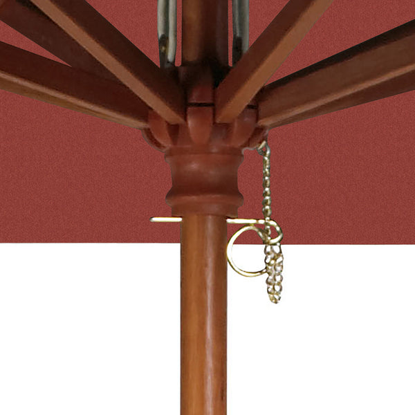 Grosfillex 7' Wooden Market Umbrella