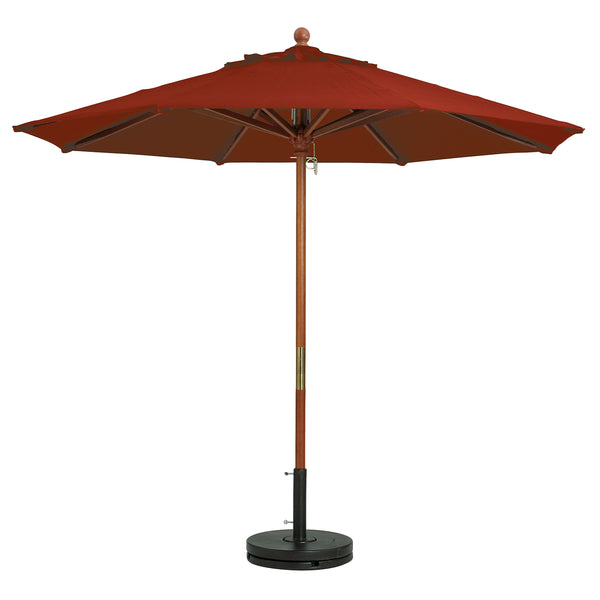 grosfillex 7' Wooden Market Umbrella