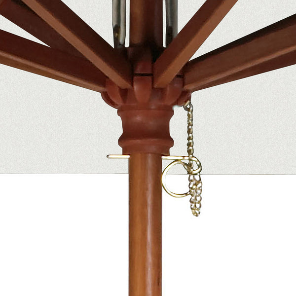 Grosfillex 9' Wooden Market Umbrella