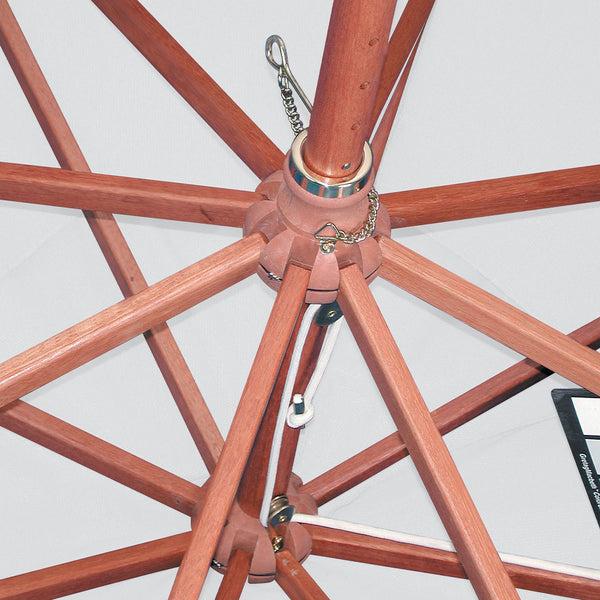 Grosfillex 9' Wooden Market Umbrella