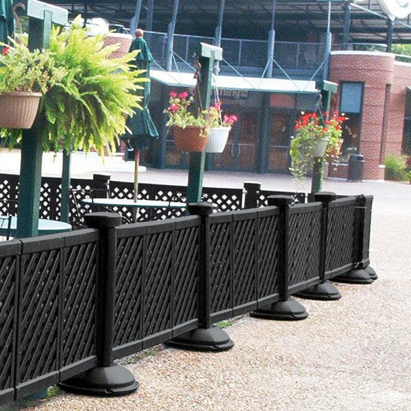 Grosfillex Fence Post And Interlocking Base