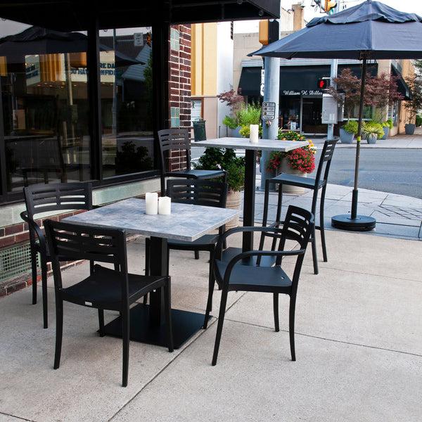 Grosfillex Gamma 22"x22" Bar Height Base
