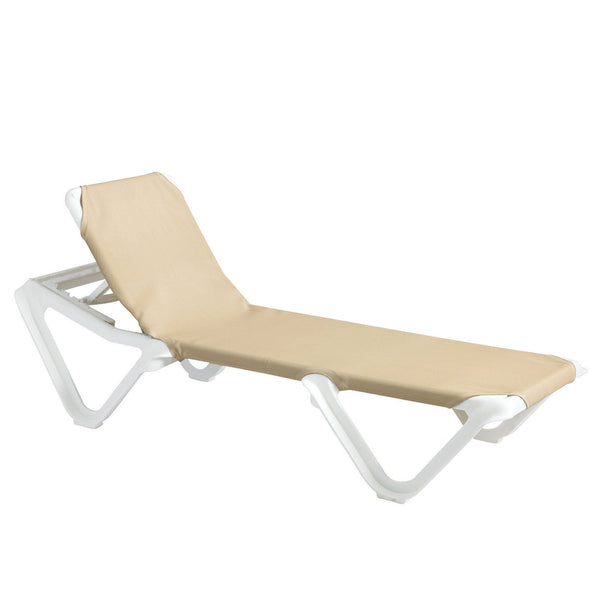 grosfillex Nautical Chaise Lounge