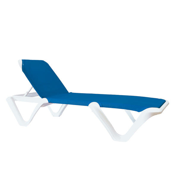 grosfillex Nautical Pro Chaise Lounge