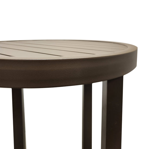 Grosfillex Sunset 20" Round Low Table
