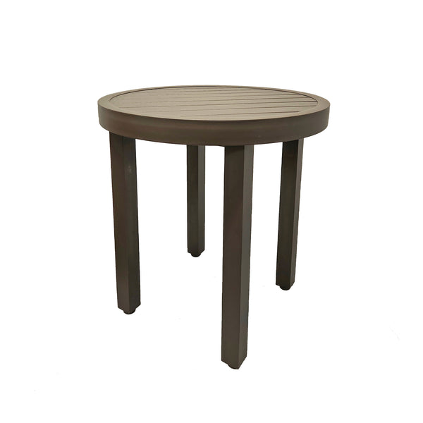 grosfillex Sunset 20" Round Low Table