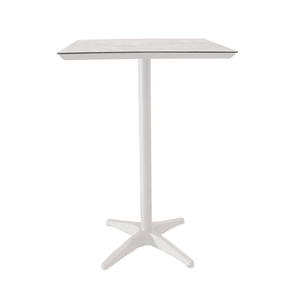 grosfillex Sunset 28" Square Bar Height Table