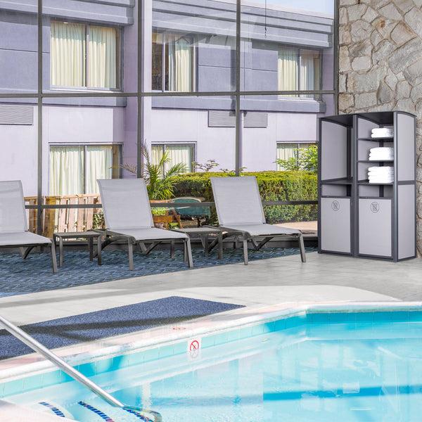 Grosfillex Sunset Towel Valet Triple Unit