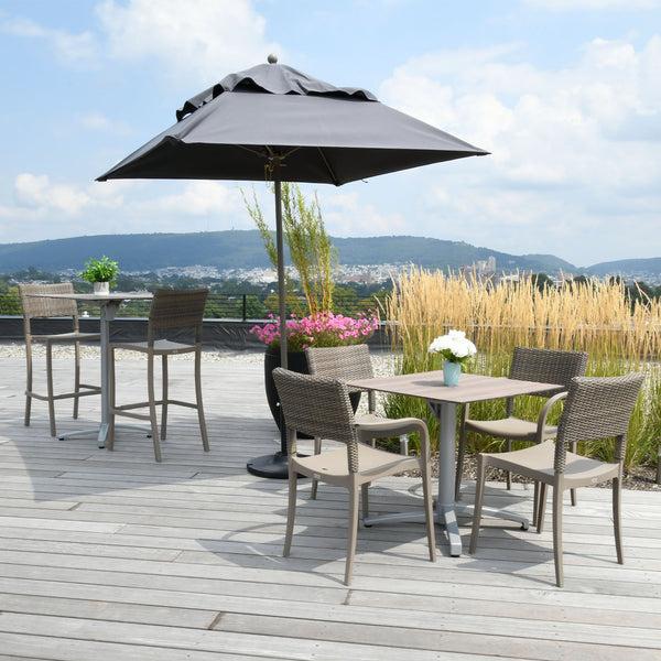 Grosfillex Windmaster 6.5' Square Umbrella