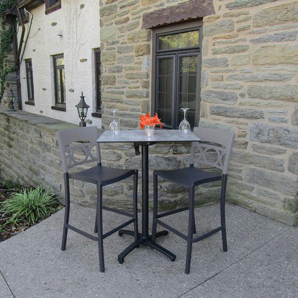 Grosfillex X-One Bar Height Folding Base