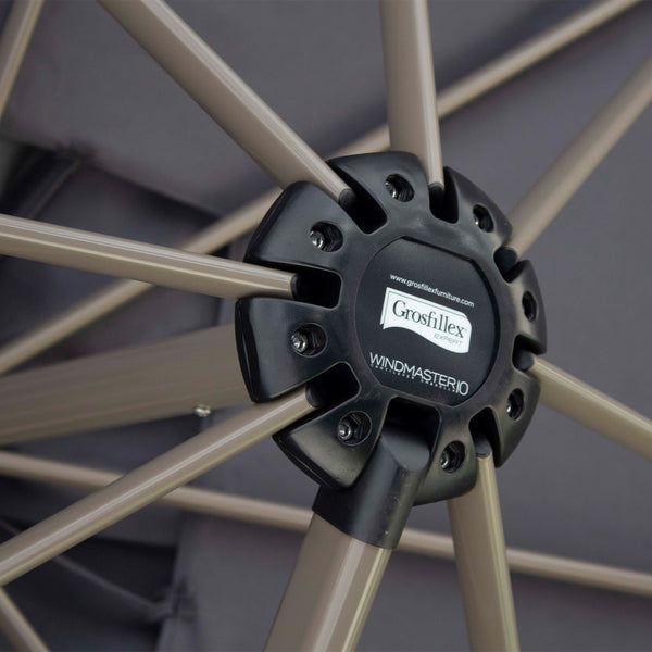 Grosfillex Windmaster 10' Square Cantilever Umbrella