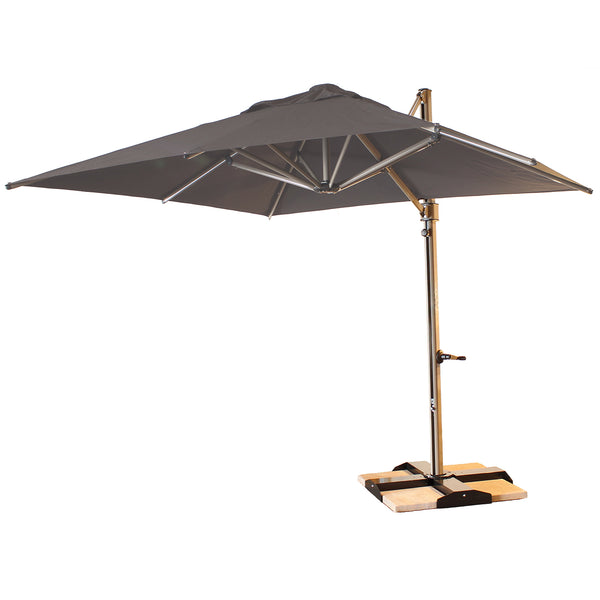 grosfillex Windmaster 10' Square Cantilever Umbrella