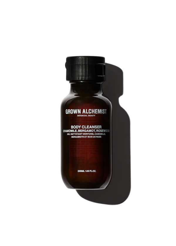 Grown Alchemist [Travel Size] Body Cleanser: Chamomile Bergamot Rose (50mL)