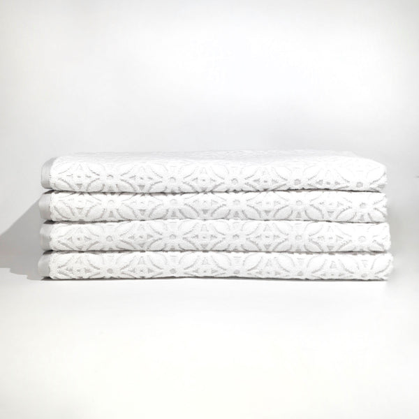 Grund Prague™ 100% Organic Bath Sheet (Set Of 4)