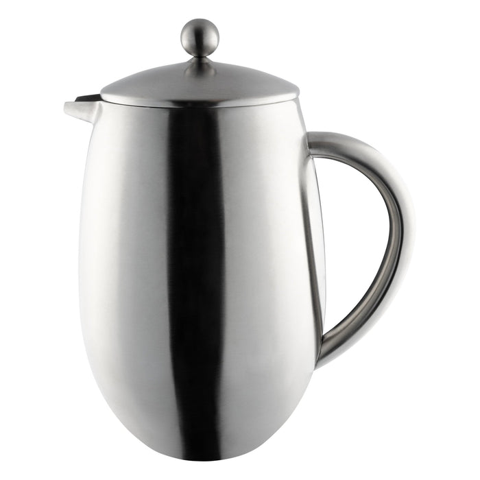 grunwerg 6 Cup Bellied Cafetiere Double Walled Satin