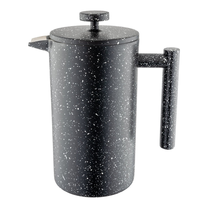 grunwerg 8 Cup Straight Sided Cafetiere Black Granite
