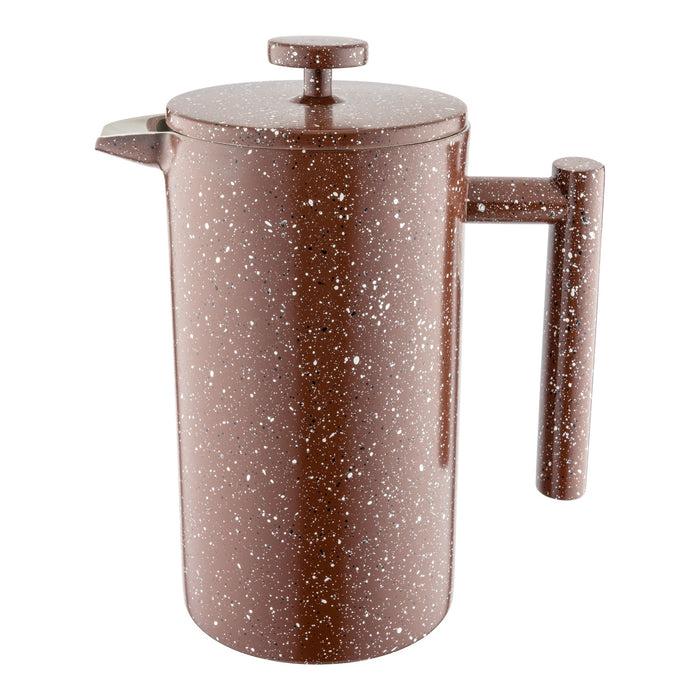 grunwerg 8 Cup Straight Sided Cafetiere Red Granite