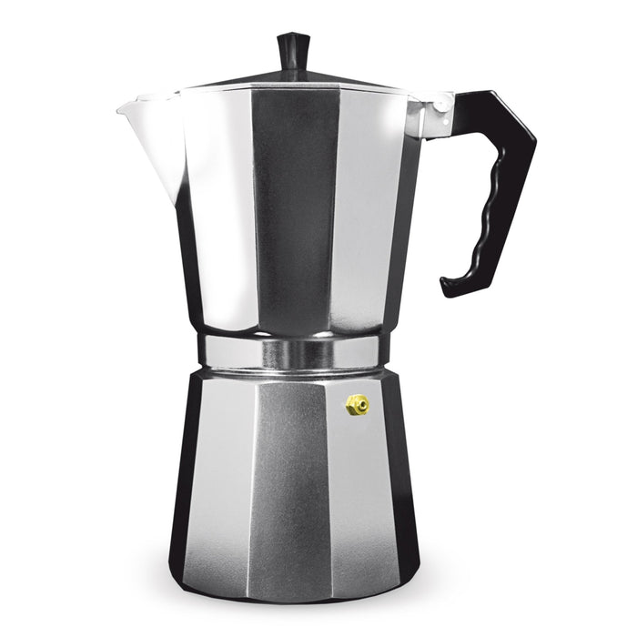 Grunwerg Café Olé 12 Cup Espresso Coffee Maker Aluminium