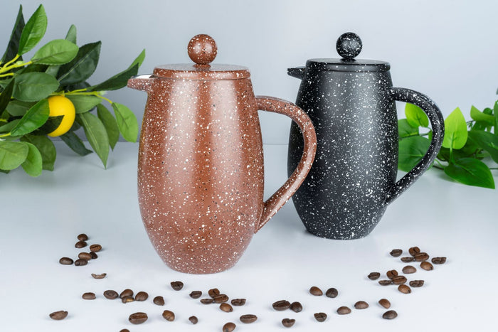 Grunwerg Café Olé 3 Cup Bellied Cafetiere Black Granite