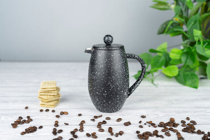 Grunwerg Café Olé 3 Cup Bellied Cafetiere Black Granite