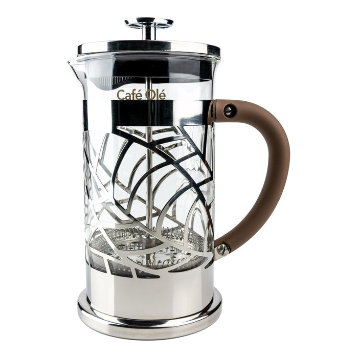 grunwerg Café Olé 3 Cup Floral Cafetiere Cut Out Design