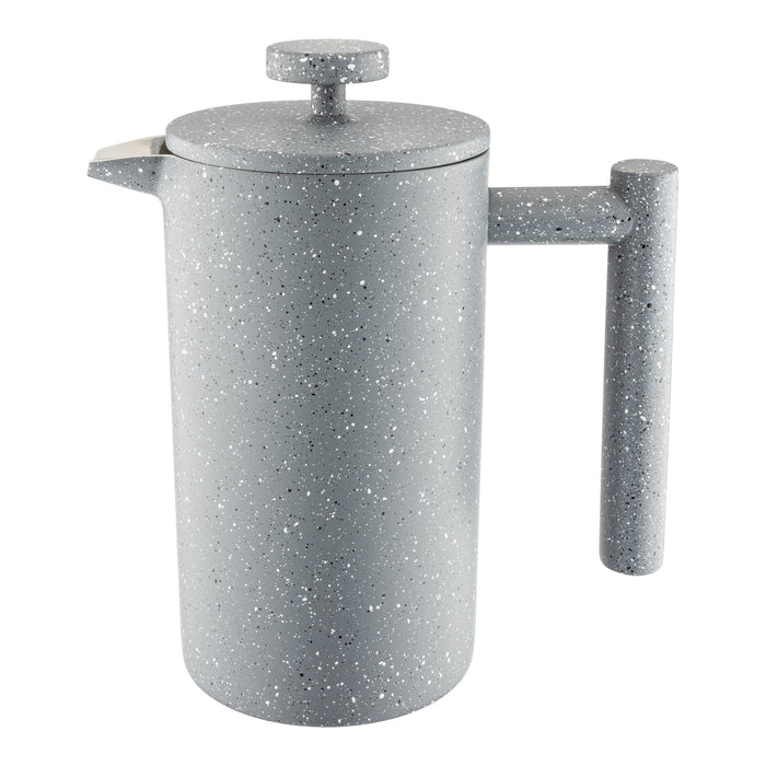 grunwerg Café Olé 3 Cup Straight Sided Cafetiere Grey Granite
