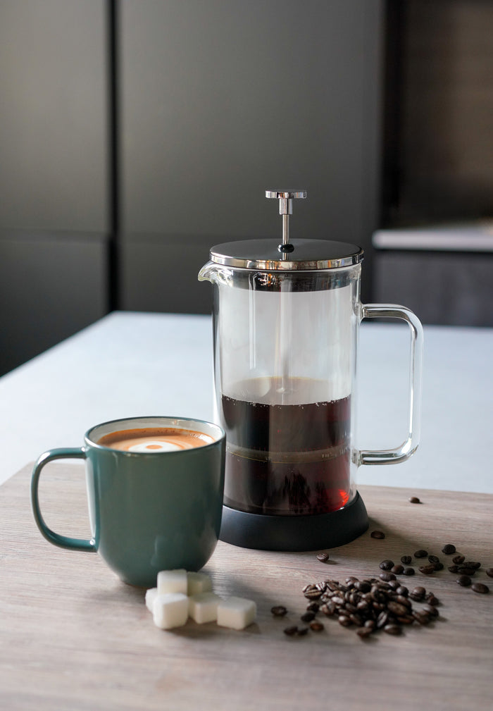 Grunwerg Cafe Ole Doppio Double Wall Glass Cafetiere 6 Cup