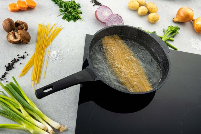 Grunwerg Commichef Cast Aluminium 28cm All-In-One-Pan - Black