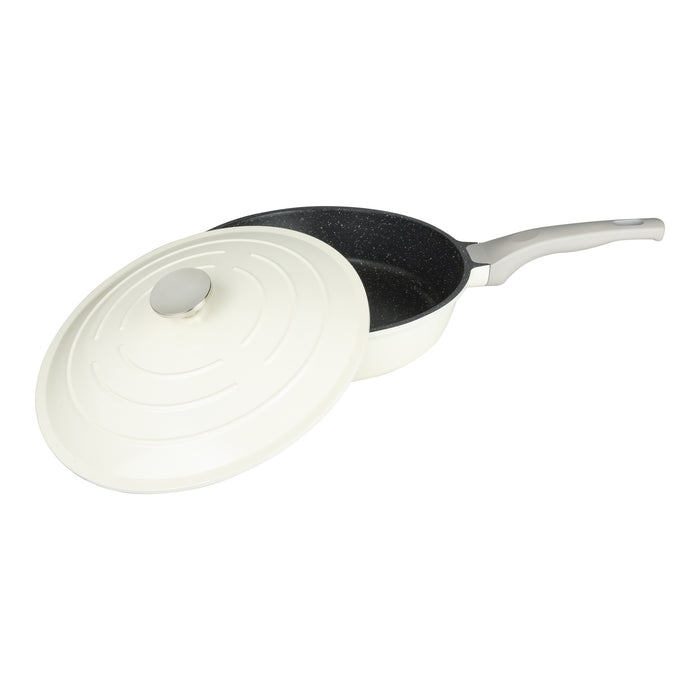 Grunwerg Commichef Cast Aluminium 28cm All-In-One-Pan - Cream