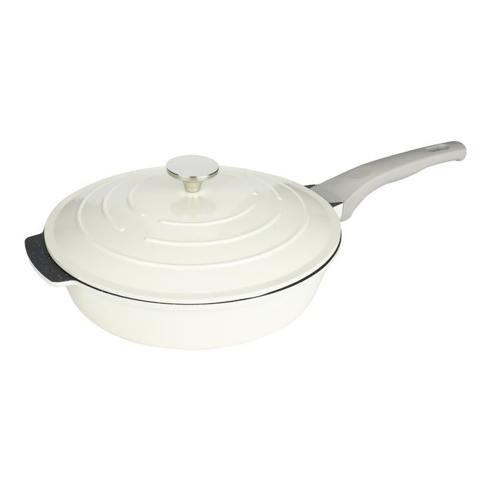 grunwerg Commichef Cast Aluminium 28cm All-In-One-Pan - Cream