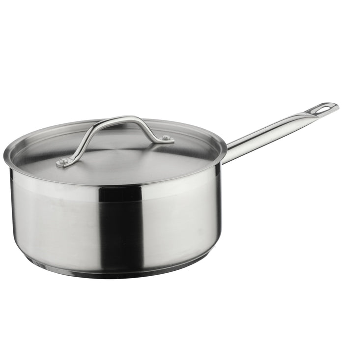 grunwerg Commichef+ Stainless Steel Saucepan and Lid - 24cm