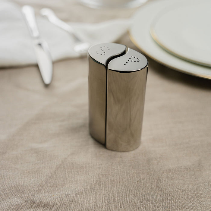Grunwerg Condimates Salt & Pepper Shakers Satin Finish 15cm